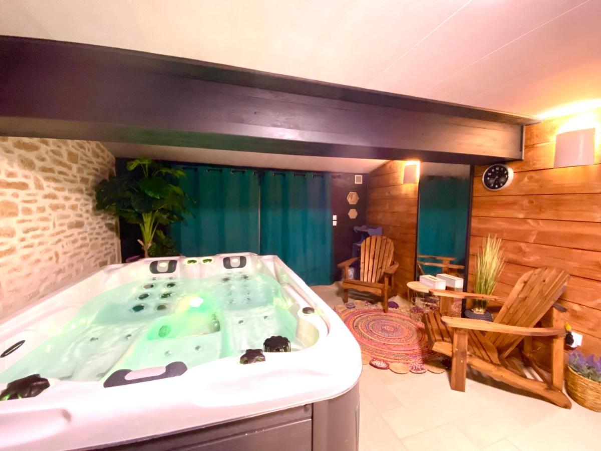 Le Cocon Boheme - Maison Climatisee Au Coeur De Sarlat - Parking - Piscine Chauffee - Spa Et Massages Exterior foto